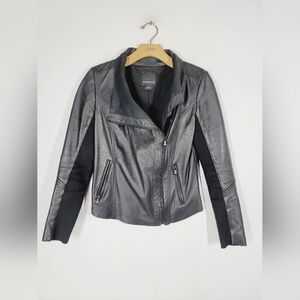 Trouve Leather Moto Jacket, Size XS